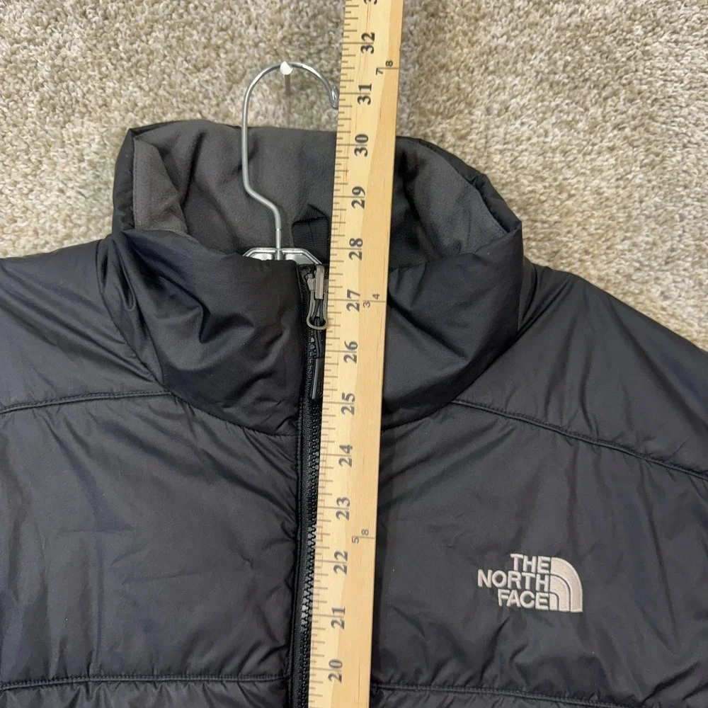 The North Face Puffer Jacket Mens Medium Black Quilted Insulated EUC